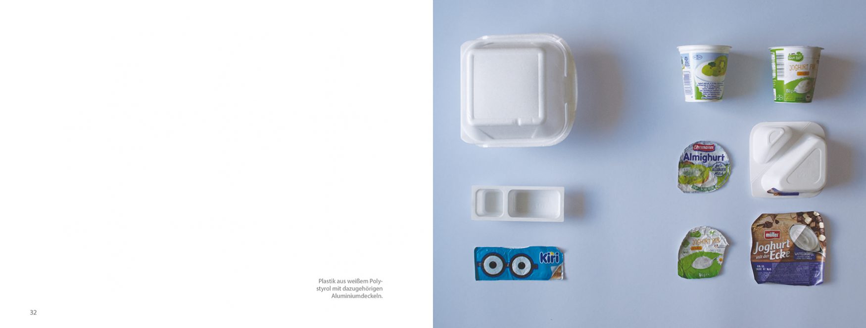 Plastik aus weißem Polystyrol in Bachelorarbeit über Nachhaltigkeit