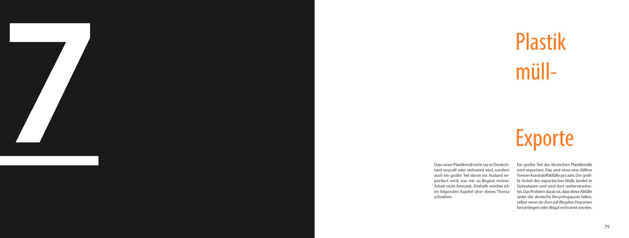 Plastikmüllexporte in Bachelorarbeit über Nachhaltigkeit